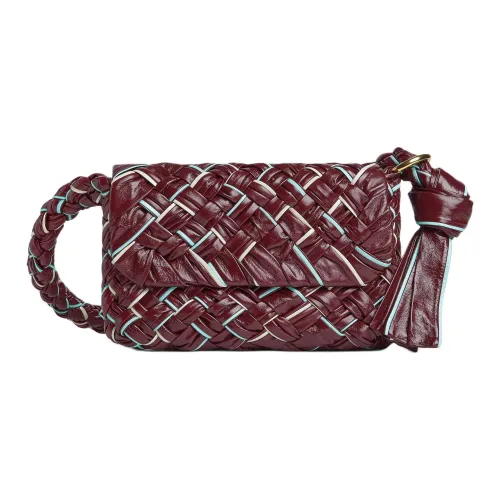 Bottega Veneta Kalimero Телячья кожа Сумка на плечо Сумка Сумка через плечо Женская Barolo Мел