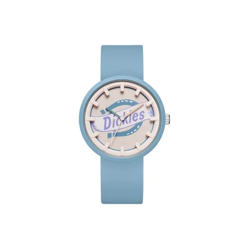 Dickies Кварцевые часы силиконовый ремешок 39 мм белый циферблат унисекс