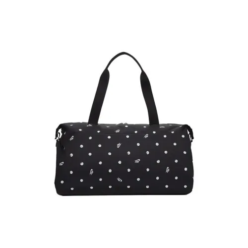 Nike Полиэстер Спортивный Сумка через плечо Плечо Тоут Стандартный Унисекс Черный