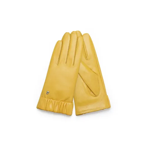 PIERRE CARDIN Овчина Перчатки Женские Желтые
