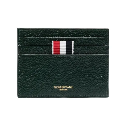 THOM BROWNE· Телячья кожа Держатель для карт Стандартный Мужской Темно-зеленый