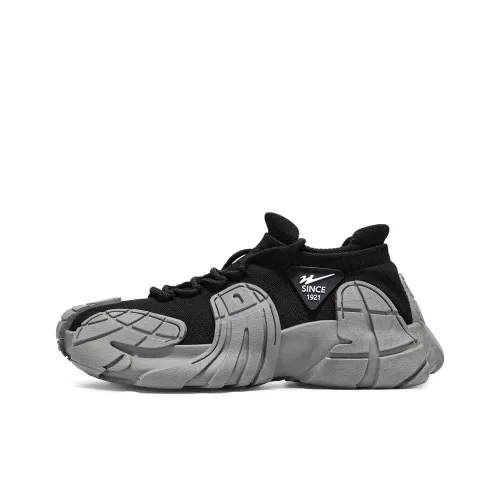 Binary Амортизация Покрытие Устойчивый к истиранию Легкий Дышащий Противоскользящий Низкий Топ Толстая подошва Мужские