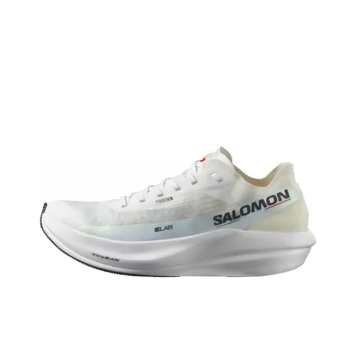 SALOMON S Lab Phantasm Противоскользящие Устойчивые к истиранию Низкий Топ Беговые кроссовки Мужские Белые