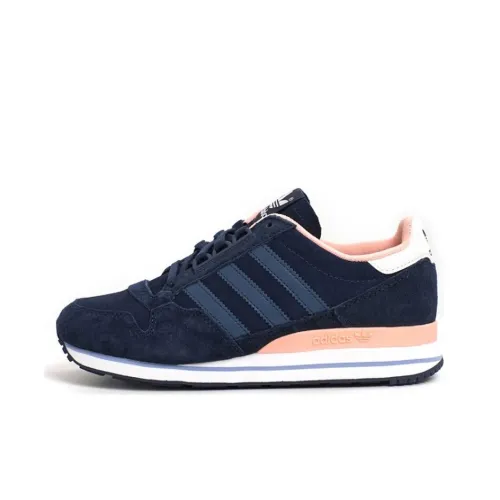 Adidas Originals ZX 500 Slip-resistant Abrasion-resistant Low-top Беговые кроссовки Женские Темно-синий
