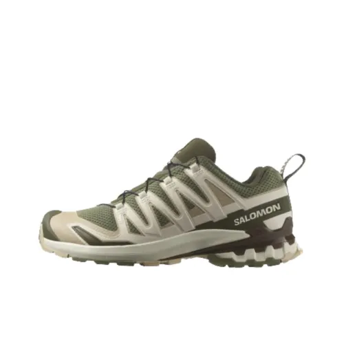 SALOMON XA Pro 3D V9 Slip-resistant Abrasion-resistant Low-top Беговые кроссовки Унисекс Зеленый