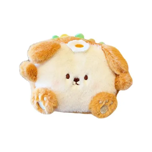 Ha Jie Bret Милый Sandwich Щенок Мелочь Кошелек Куклы Плюшевый Брелок 9 см Высота