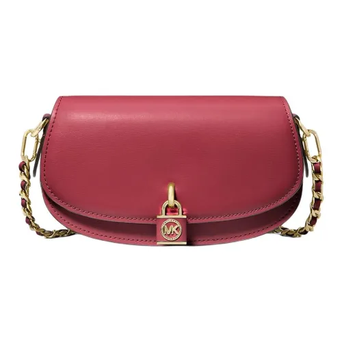 MICHAEL KORS Mila Кожа Сумка через плечо Маленькая Женская Темно-красная
