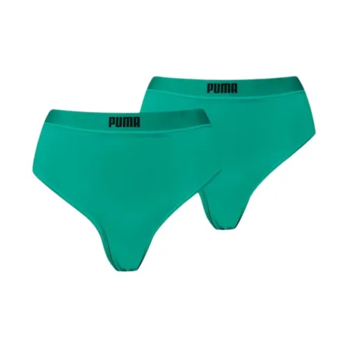 PUMA Brazilian Bottoms Женское нижнее белье 2 штуки зеленый