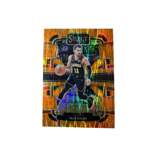 PANINI Hawks Ядерный Игрок Trae Young New York City Mayor Select Коллекция Апельсин Водопад Игрок Карта Rare Карта