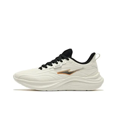 Erke Mingbird 2 Термический Износостойкий Низкий Топ Беговые Кроссовки Мужские Микрокристаллический Белый Джет Черный