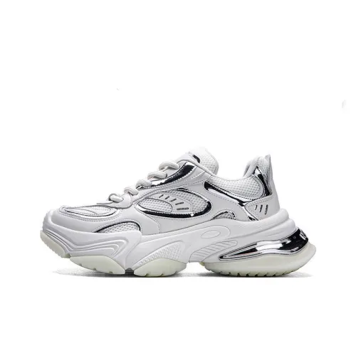 NAUTICA Противоскользящие визуально увеличивающие рост устойчивые к истиранию с низким верхом кроссовки с толстой подошвой мужские белые