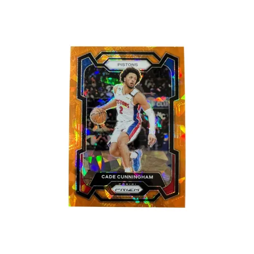 PANINI Pistons Ядерный CC Cunningham Prizm Коллекция Апельсин Crush Draft Pick Звезда Карта Rare Карта Спортивные карты 1 шт