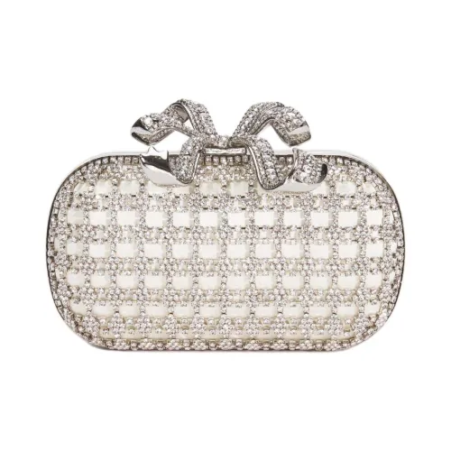 Self Портрет Полиэстер Одно плечо Через плечо Клатч Женское Серебро