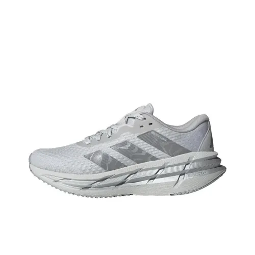Adidas ADISTAR 3 Slip Устойчивый к истиранию Дышащий Низкий Топ Бег на длинные дистанции Обувь Женская Серебряный Серый