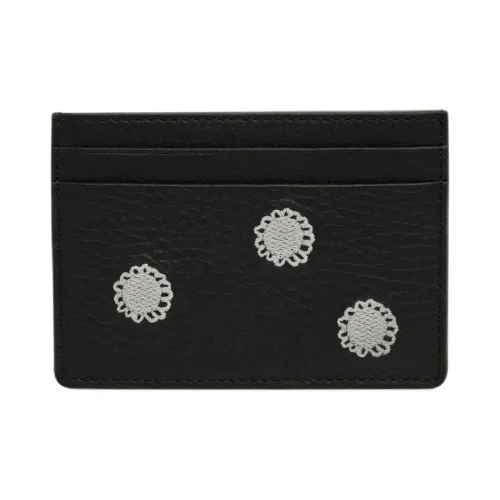 Strathberry Телячья кожа Держатель для карт Женские Черный