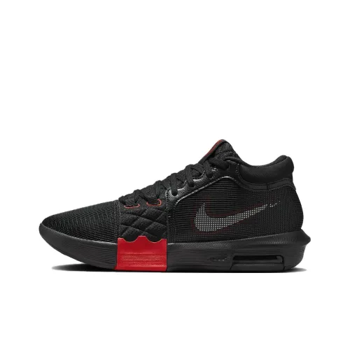 Nike Slip-Resistant Abrasion-Resistant Breathable MID Basketball Shoes Men's Black Найк Slip-Resistant Устойчивый к истиранию Дышащий MID Баскетбольные кроссовки Мужские Черные