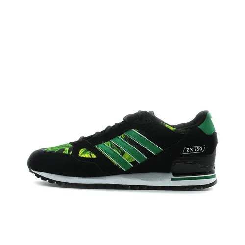 Adidas Originals ZX 750 Slip-resistant Abrasion-resistant Low Top Casual Shoes Unisex Black Adidas Originals ZX 750 Противоскользящий устойчивый к истиранию низкий топ повседневная обувь унисекс черный