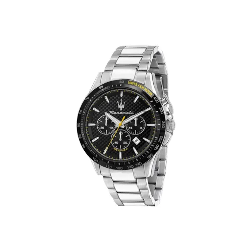 Maserati Кварцевый механизм Черный циферблат Мужские часы Роскошная коробка Набор