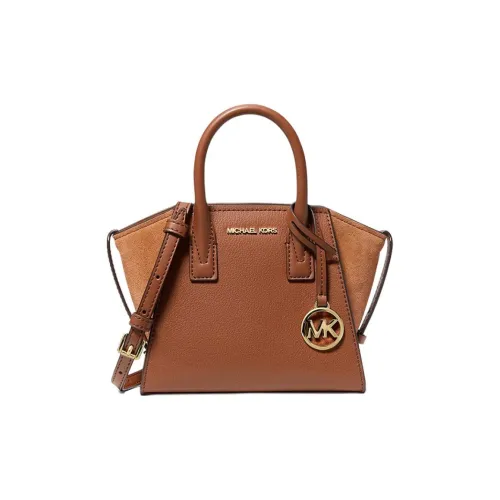 MICHAEL KORS Avril Коровья кожа Через плечо Одно плечо Сумка Женская Коричневая