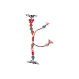 Яблоко Многоцветный Бабочка Ручная Плетеная Веревка ~ Красный Узел