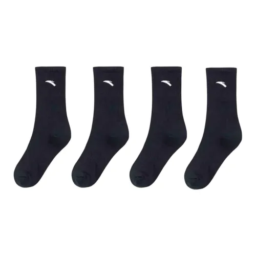 Anta 4 Pack Черные Мужские Беговые Носки