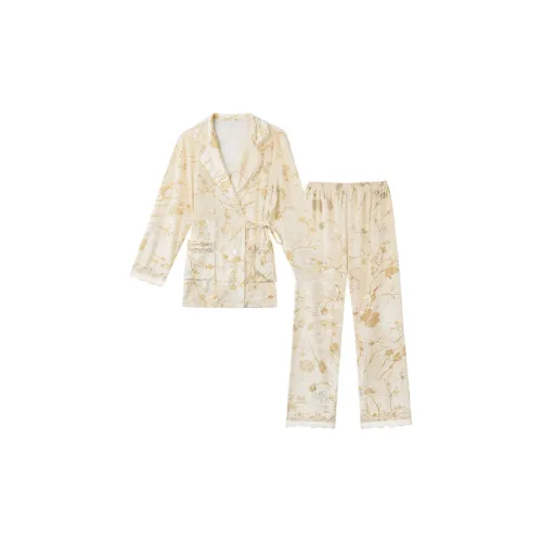 IIZZINI Пижамный комплект женский абрикосовый