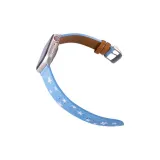 Вышитый, звезды, небесный синий