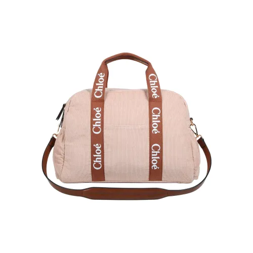 Chloe Органический хлопок Деним Сумка через плечо Сумка Детский Розовый