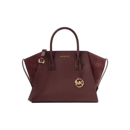 MICHAEL KORS Avril Коровья кожа Сумка Сумка через плечо Сумка через плечо Большая Женская Бургунди