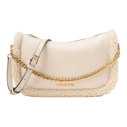 MICHAEL KORS Сумка через плечо из коровьей кожи среднего размера женская цвет экрю