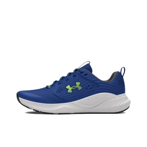 Under Armour Commit 4 Slip-Resistant Abrasion-Resistant Low-Top Training Shoes Men's Blue Утеряющий сцепление устойчивый к истиранию низкий топ тренировочные кроссовки мужской синий