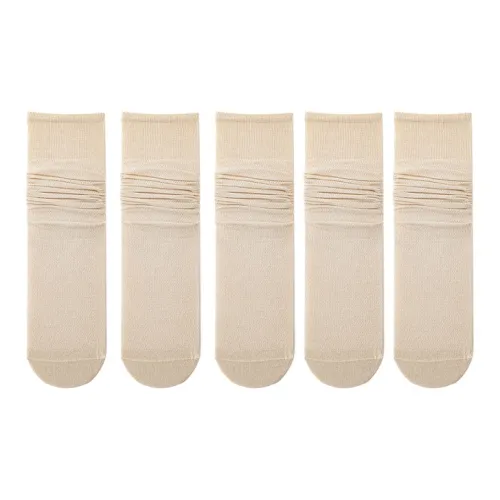 Cheemy Free Носки Crew Женские 5 пар хаки