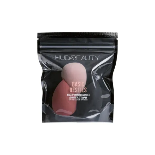 HUDA BEAUTY Базовая модель для сухого и влажного использования макияжная губка легко наносится 3 шт. сумка