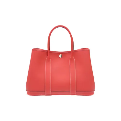 HERMES Сад COUNTRY Коровья кожа Сумка Женские Q5 Руж Casaque Цвет национального флага Красный