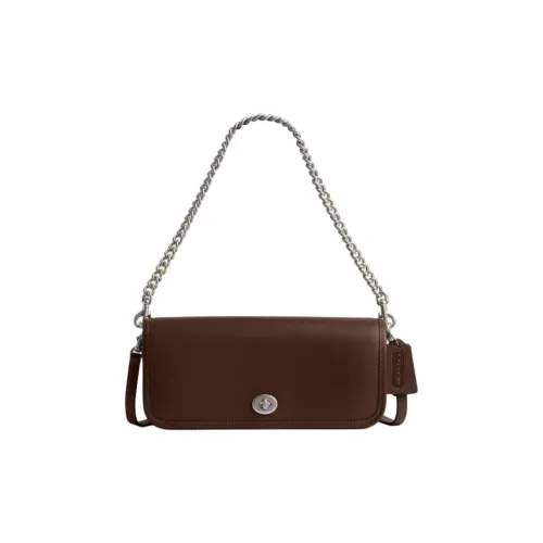 COACH Dinky Коровья кожа Сумка Сумка через плечо Средняя Женская Кленовый лист