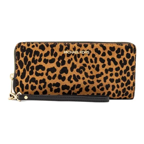 MICHAEL KORS Jet Set Travel Телячья кожа Кошелек Большой Женские Коричневый