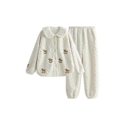 Same Language Пижамный комплект женский светло-абрикосовый