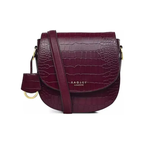 RADLEY Сумка Saddle из коровьей кожи сумка через плечо средняя женская красно-коричневая