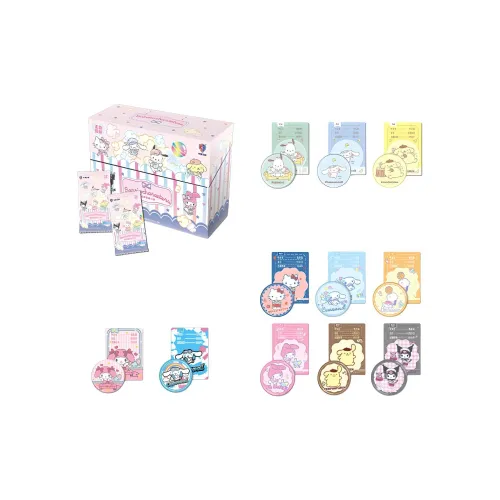 Kabao Cultural Creation X Sanrio Kuromi My Melody Pompompurin Cinnamoroll MENGDONG Вторая серия значков