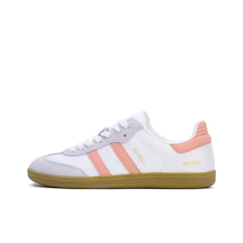 GLO BULL Немецкая армейская обувь Низкий топ Белый Розовый Унисекс