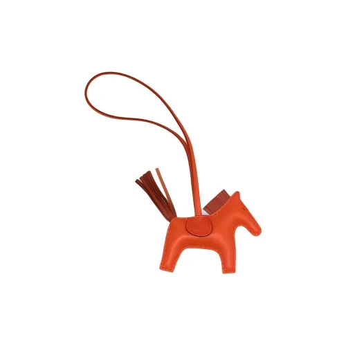 HERMES Овечья кожа Подвески Женские Каштановый