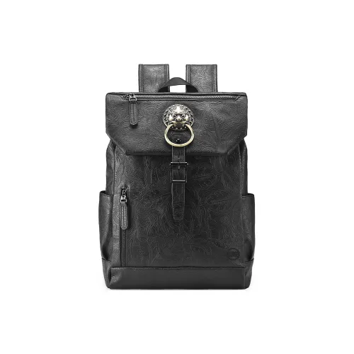 Рюкзак из ПВХ стандартный унисекс черный