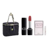 Dior 720 Velvet Формальная одежда + Цветочный Возлюбленная Женская Свет Деодорант Образец + Мини Сумка на плечо