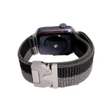 Нейлоновая ткань, трикотажная, монстр, ремешок ~ черно-серый