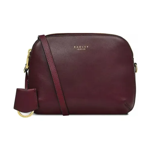 RADLEY Коровья кожа Сумка-купол Сумка через плечо Средний Женский Красно-коричневый