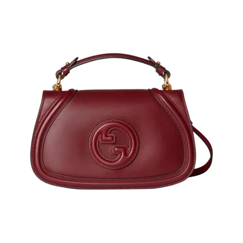 GUCCI Blondie Кожа Сумка через плечо Сумка Маленькая Женская Красная