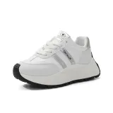 Серебряный кожаный верх