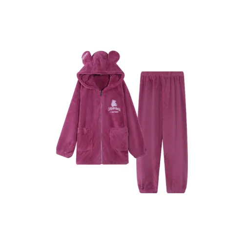 DAMOS·LOVE Пижамный комплект женский розовый красный