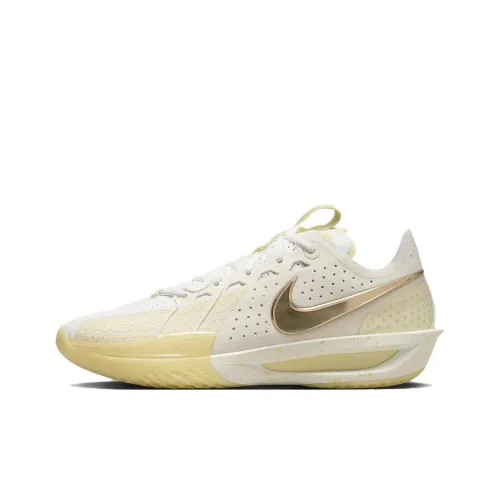 Nike Air Zoom G.T. Cut 3 Slip Resistant Abrasion Resistant Low Топ Баскетбольные кроссовки Унисекс Желтый