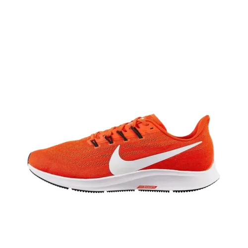 Nike Air Zoom Pegasus 36 Противоскользящие устойчивые к истиранию низкий топ беговые кроссовки женские апельсин